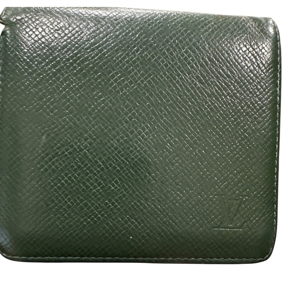 Louis Vuitton Other - Louis Vuitton Unisex Leather Wallet W Coin Pouch Forest Green